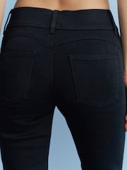 Black Super Stretch Soft Sculpt Pull-On Slim Denim Leggings - Image 5 of 6