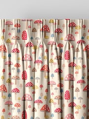 Cath Kidston Multi Kids Mini Mushrooms Made To Measure 100% Cotton Curtains - Image 5 of 9