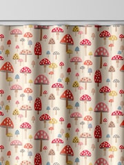 Cath Kidston Multi Kids Mini Mushrooms Made To Measure 100% Cotton Curtains - Image 8 of 9