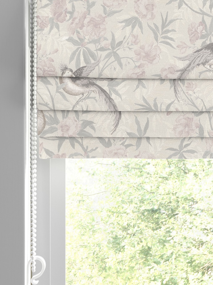 Laura Ashley Natural Osterley Made To Measure Roman Blinds - Image 2 of 6