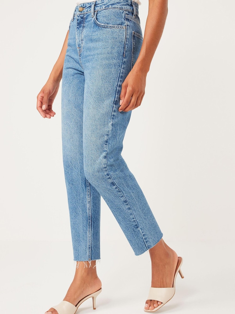 Mid Blue Mom Jeans - Image 1 of 5