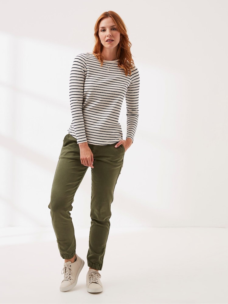 FatFace Breton Natural T-Shirt - Image 1 of 5