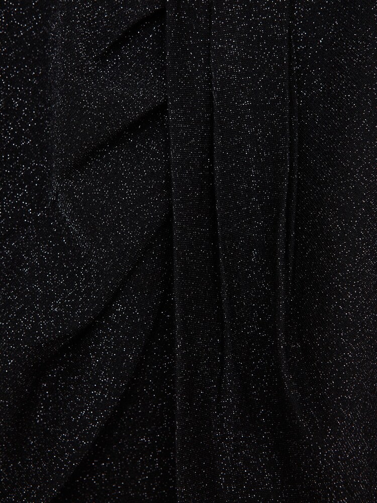 Reiss Black Gwen Senior Printed Twist Front Jersey Top - Image 6 of 6