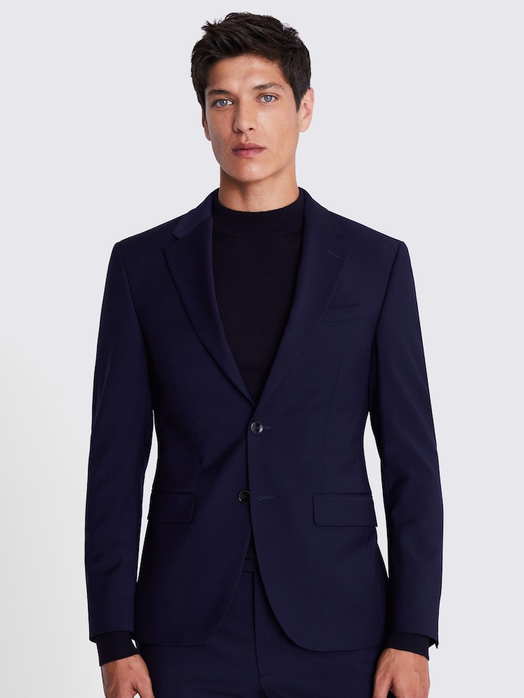 Dkny - Inktblauw slim-fit kostuum: colbert - Image 5 of 8