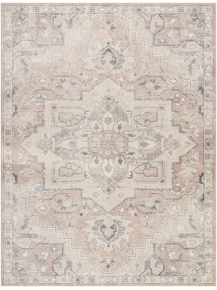 LIVABLISS Beige Elle Becki Owens Vintage Traditional Boho Rug - Image 2 of 6