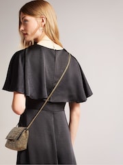 Ted Baker Gold Gliters Crystal Mini Cross-Body Bag - Image 1 of 4