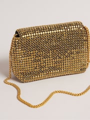 Ted Baker Gold Gliters Crystal Mini Cross-Body Bag - Image 3 of 4