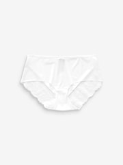 White Midi No VPL Lace Back Briefs 3 Pack - Image 5 of 5