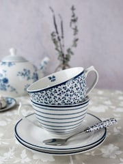Laura Ashley Blue cup and saucer Blueprint collectables - Image 1 of 3