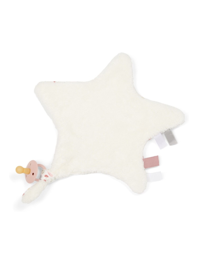 Little Dutch Pink Star Flowers & Butterflies Cuddle Cloth - Image 2 of 2