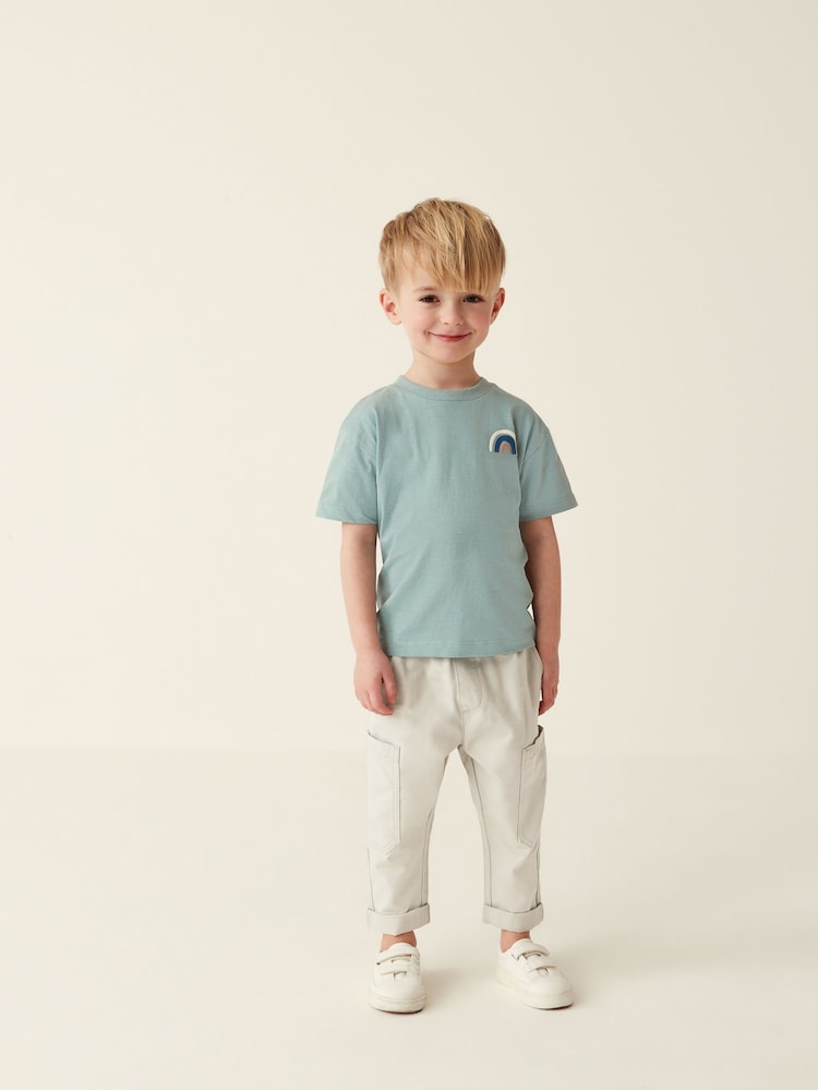 Neutral Side Pocket Pull-On Trousers (3mths-7yrs) - Image 2 of 6 Neutral Side Pocket Pull-On Trousers (3mths-7yrs) - Image 2 of 6