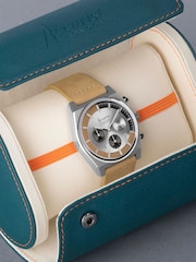 Accurist Mens Brown Origin Leather Strap Chronograph Watch - Image 5 of 6