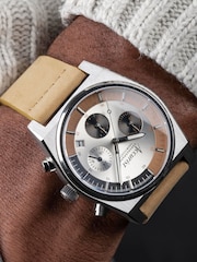 Accurist Mens Brown Origin Leather Strap Chronograph Watch - Image 6 of 6