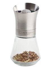 T&G Silver Spice Mill Stainless Steel Top & Glass Base - Image 2 of 2