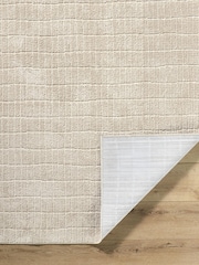 LIVABLISS Beige Cascade Textured Modern High Pile Rug - Image 4 of 7