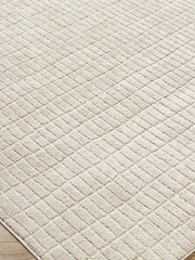 LIVABLISS Beige Cascade Textured Modern High Pile Rug - Image 7 of 7