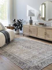 LIVABLISS Grey Darling Becki Owens Washable Traditional Boho Rug - Image 1 of 5