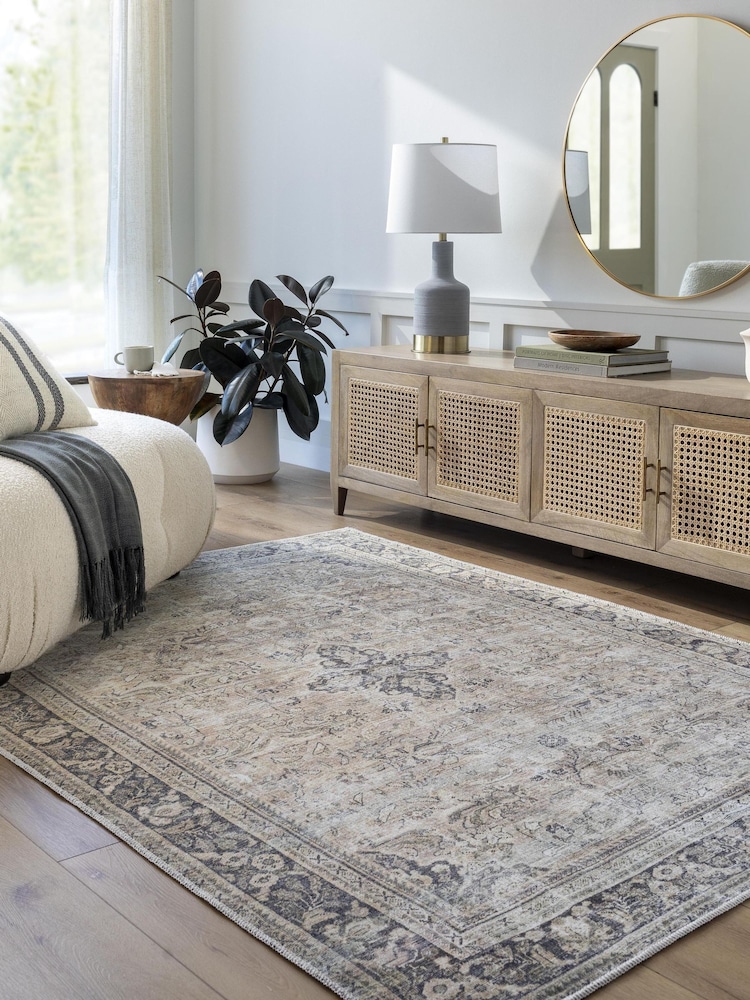 LIVABLISS Grey Darling Becki Owens Washable Traditional Boho Rug - Image 1 of 5 LIVABLISS Grey Darling Becki Owens Washable Traditional Boho Rug - Image 1 of 5