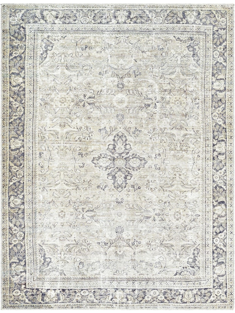 LIVABLISS Grey Darling Becki Owens Washable Traditional Boho Rug - Image 5 of 5 LIVABLISS Grey Darling Becki Owens Washable Traditional Boho Rug - Image 5 of 5