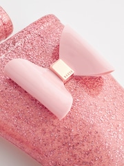 Baker by Ted Baker Girls Glitter Welly Boots with Bow - Image 5 of 6