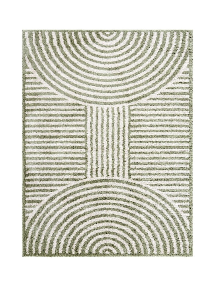 LIVABLISS Green Fossay Washable Shaggy Modern Rug - Image 6 of 6 LIVABLISS Green Fossay Washable Shaggy Modern Rug - Image 6 of 6