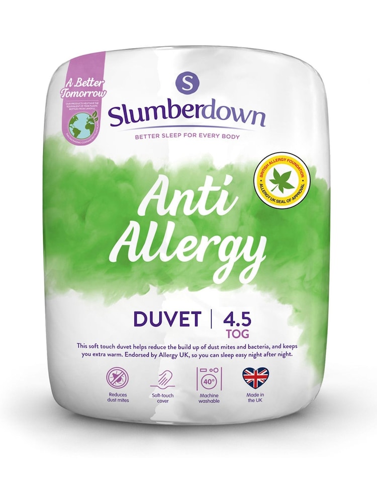 Slumberdown Anti Allergy 4.5 tog Summer Duvet - Image 4 of 4
