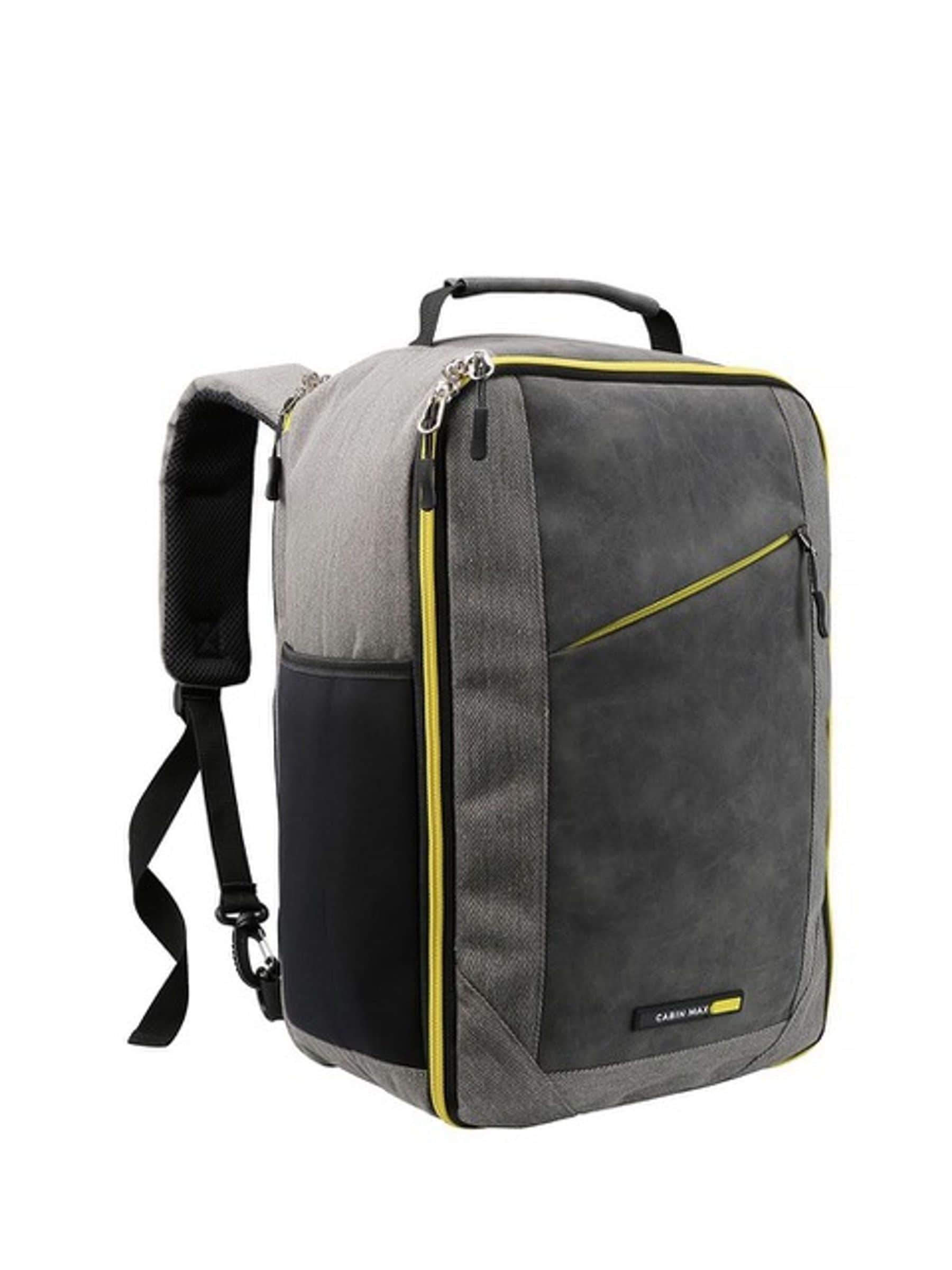 Buy Cabin Max Grey Yellow Manhattan Cabin Travel Bag 40x20x25 Shoulder Bag and Backpack from Next Norway
