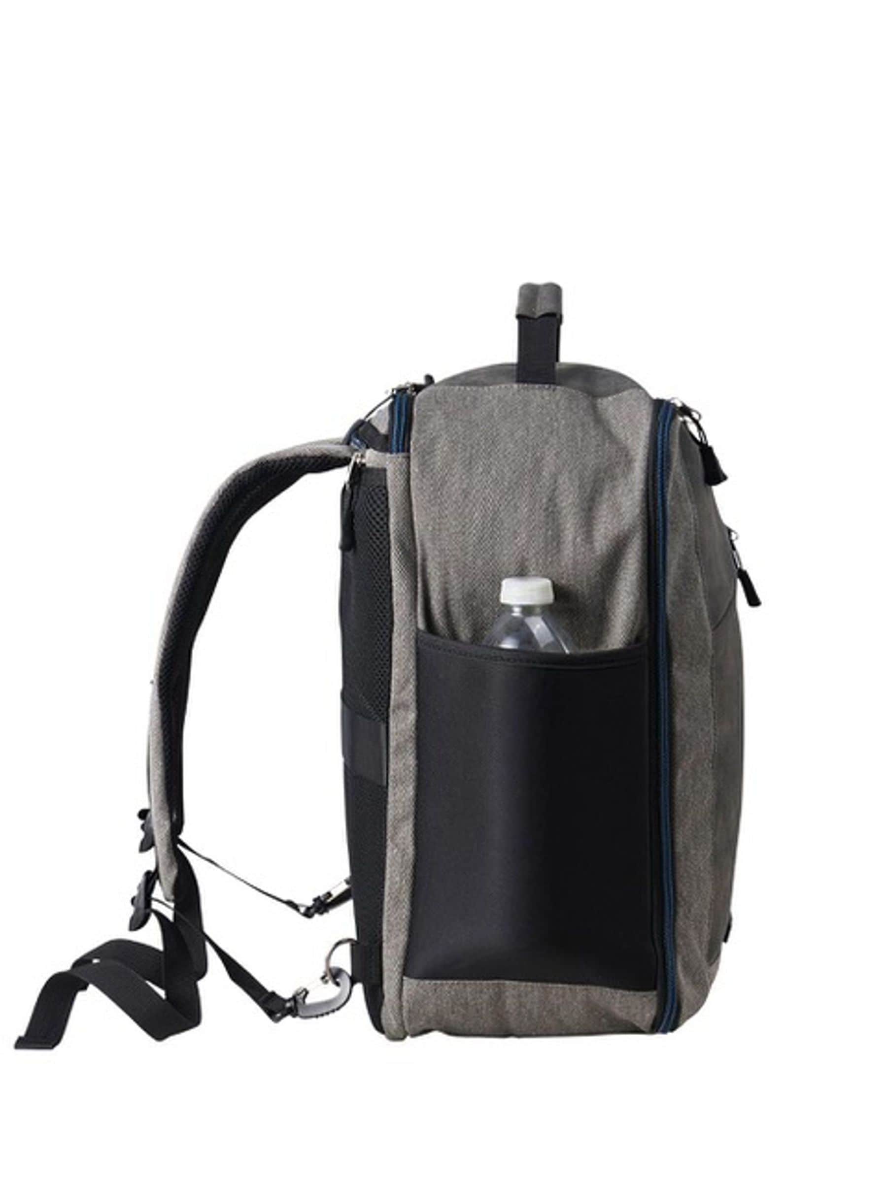 Buy Cabin Max Grey Yellow Manhattan Cabin Travel Bag 40x20x25 Shoulder Bag and Backpack from Next Norway