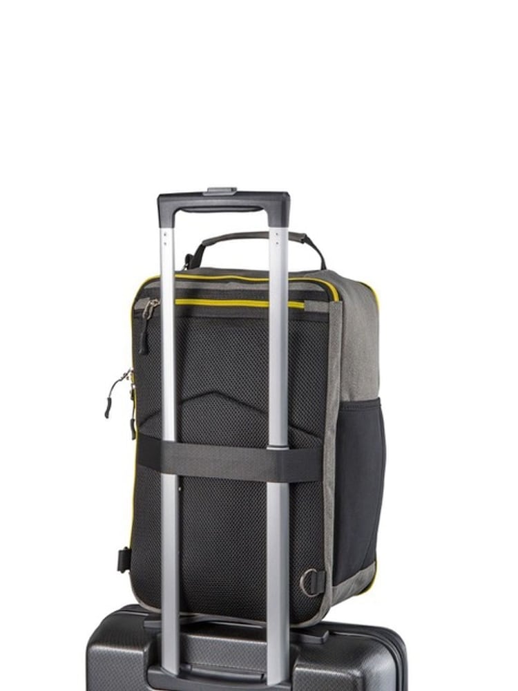 Cabin Max Grey & Yellow Manhattan Cabin Travel Bag 40x20x25 Shoulder Bag and Backpack - Image 5 of 8