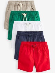 Multi Pull-On Shorts 5 Pack (3mths-7yrs) - Image 1 of 2