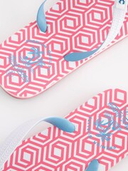 Roze - Teenslippers met print - Image 5 of 6