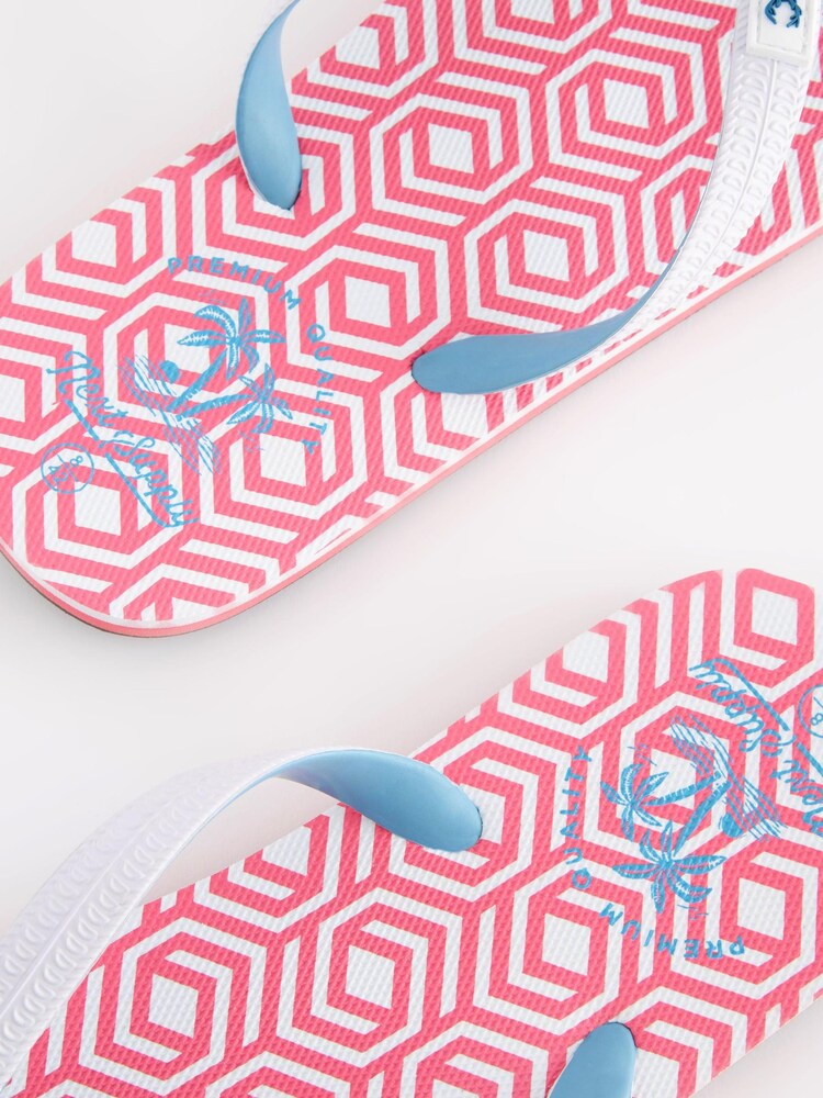 Roze - Teenslippers met print - Image 5 of 6