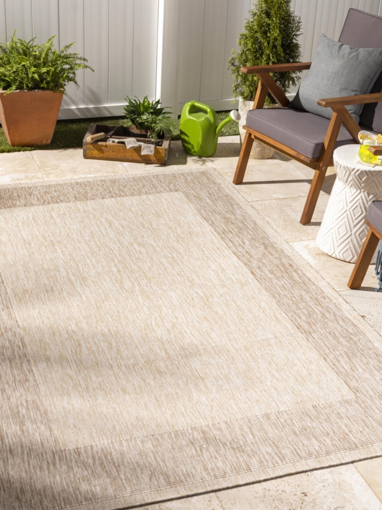 LIVABLISS Neutral Tuareg Global Outdoor Rug - Image 1 of 7 LIVABLISS Neutral Tuareg Global Outdoor Rug - Image 1 of 7
