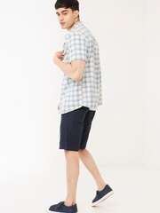 FatFace Yellow Porth Check Shirt - Image 2 of 4