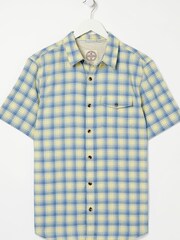 FatFace Yellow Porth Check Shirt - Image 4 of 4