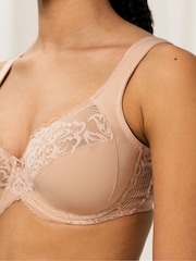 Triumph® Modern Lace Cotton Wired Bra - Image 4 of 5