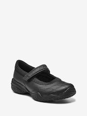 Skechers Black Kids Velocity Pouty School Shoes - Image 2 of 6