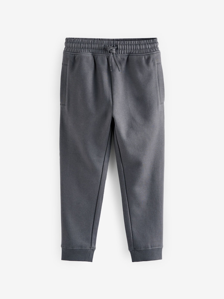 Charcoal Grey Slim Fit Basic Joggers (3-16yrs) - Image 1 of 2