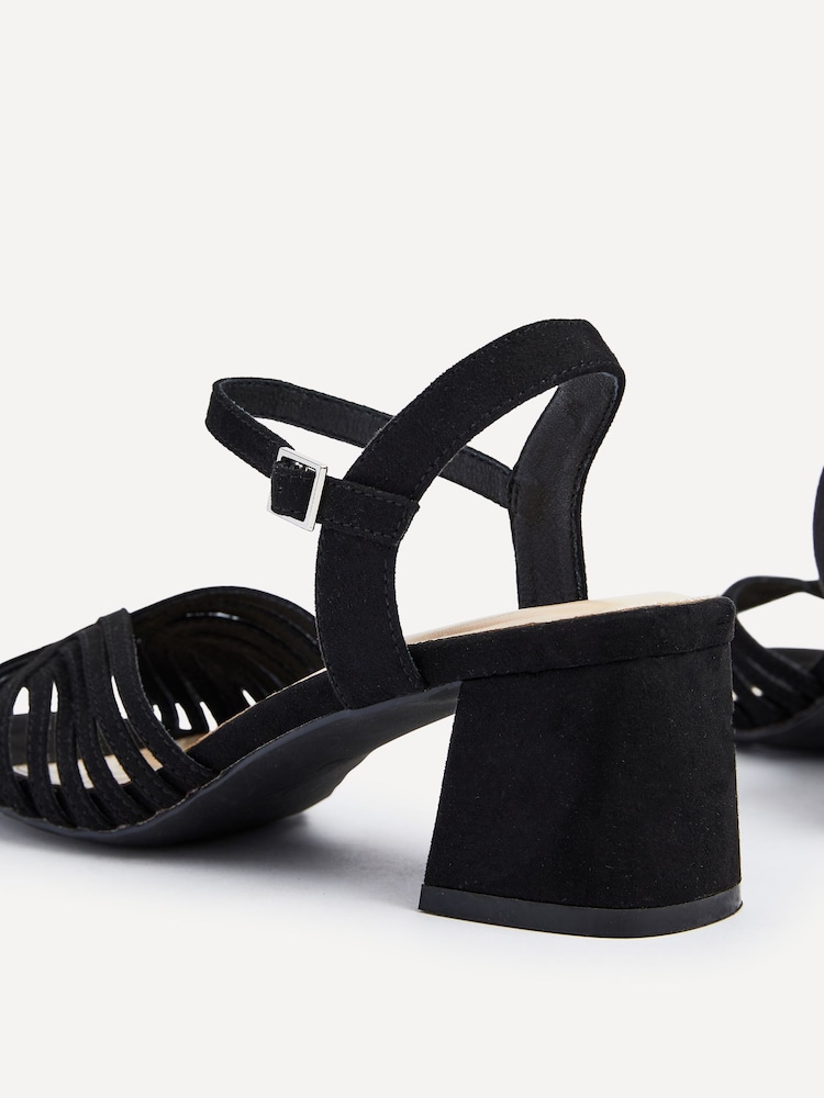 Linzi Black Ivy Block Heeled Sandals - Image 4 of 4