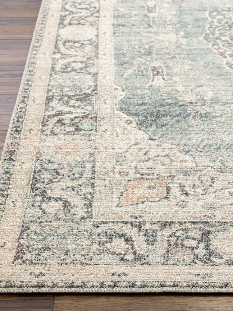 LIVABLISS Blue Marlene Becki Owens Vintage Traditional Boho Rug - Image 2 of 6 LIVABLISS Blue Marlene Becki Owens Vintage Traditional Boho Rug - Image 2 of 6