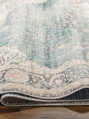 LIVABLISS Blue Marlene Becki Owens Vintage Traditional Boho Rug - Image 4 of 6