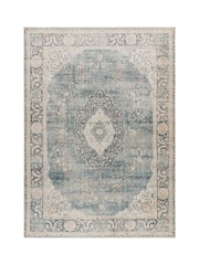 LIVABLISS Blue Marlene Becki Owens Vintage Traditional Boho Rug - Image 6 of 6
