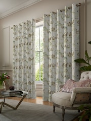 Voyage Natural Linen Henny Penny Made to Measure Curtains - Image 2 of 9