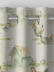 Voyage Natural Linen Henny Penny Made to Measure Curtains - Image 7 of 9