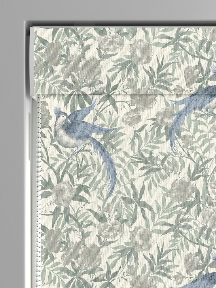 Laura Ashley Blue Osterley Made To Measure Roman Blinds - Image 3 of 6