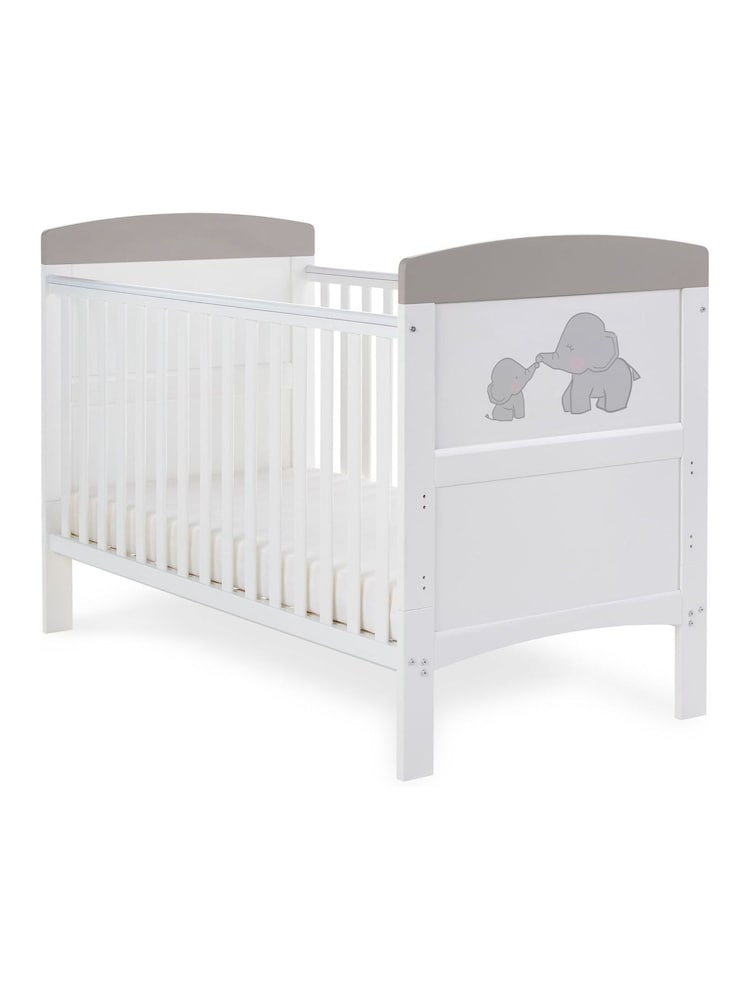 Obaby Grey Grace Inspire Cot Bed - Image 1 of 11