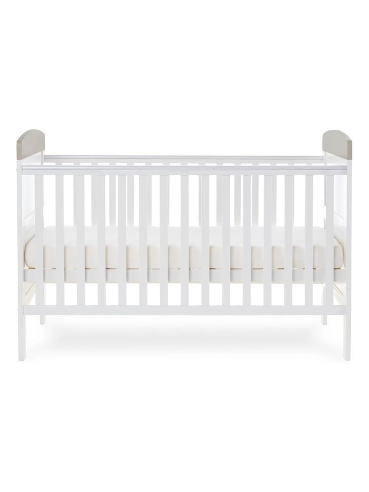 Obaby Grey Grace Inspire Cot Bed - Image 2 of 11