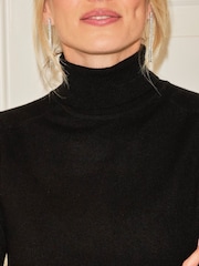 Pure Collection Cashmere Polo Neck Sweater - Image 3 of 3