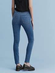 Mittelblau - Skinny-Jeans mit Push-up-Effekt - Bild 2 von 4