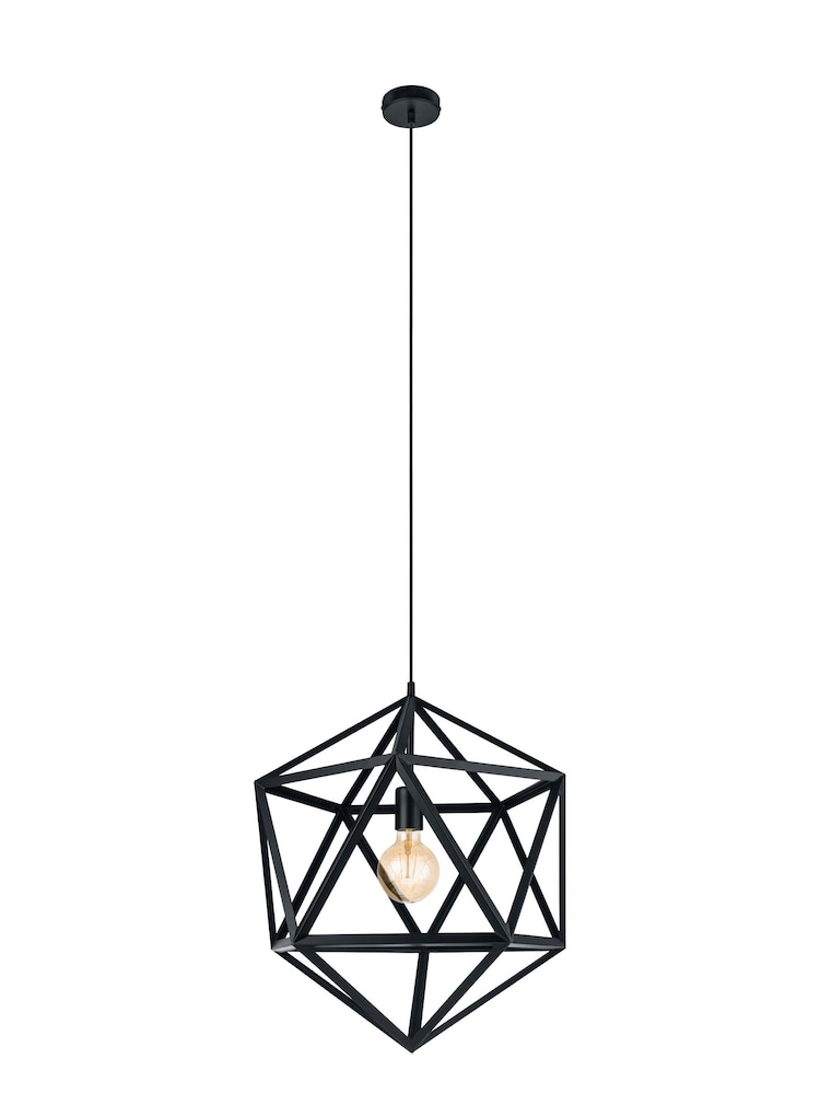 Eglo Black Embleton 1 Light Star Ceiling Light Pendant - Image 2 of 3